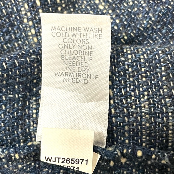 NWT J Jill Indigo Blazer Jacket Blue Cardigan Women’s Button Front Size XS - Picture 6 of 10